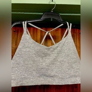 Gray Sports Bra